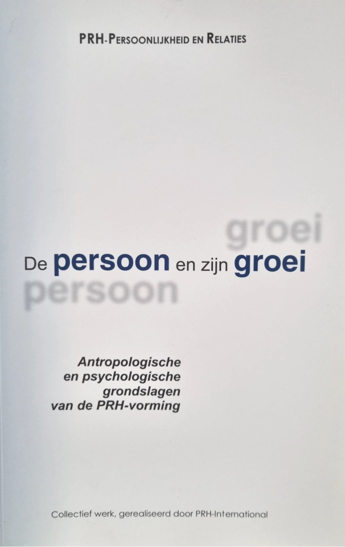 boek van PRH 'De persoon en zijn groei'